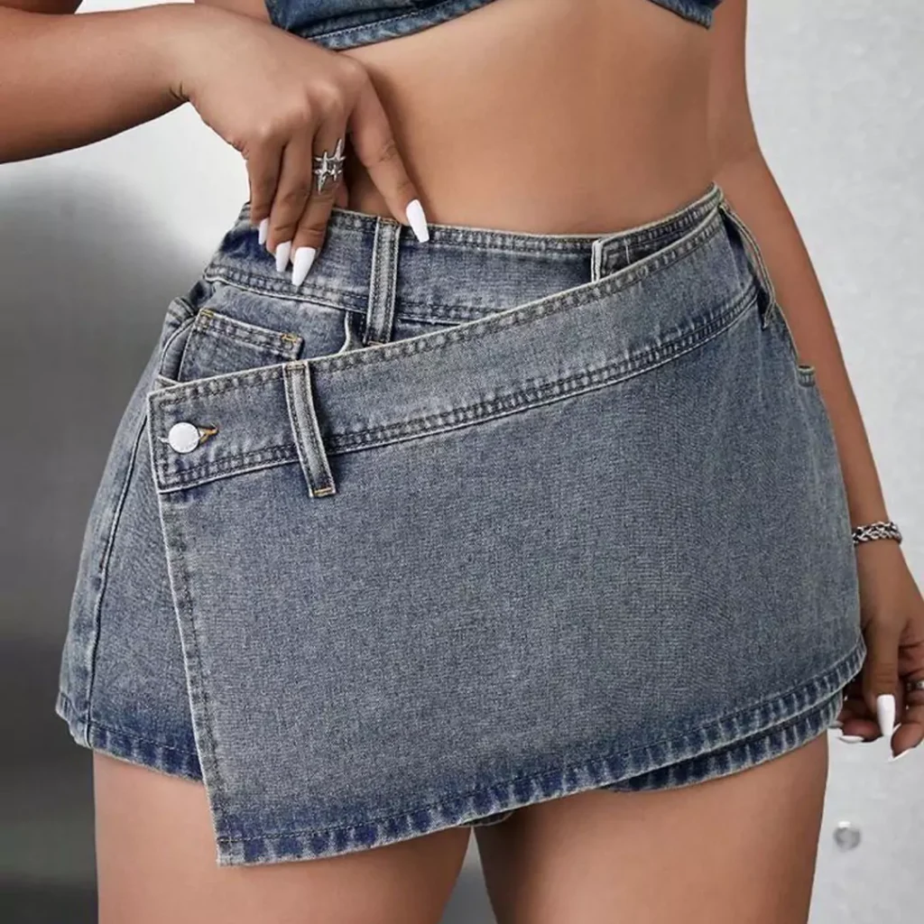 Attractive Short jeans skirts