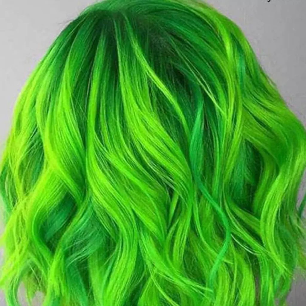 Deceptive Green hair color 