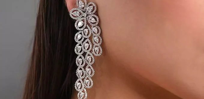 unique indian diamond earrings